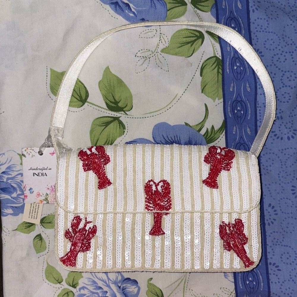 Viral made in India lobster beaded bag